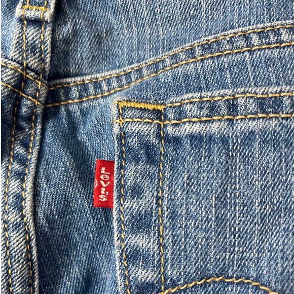 Vintage Levi's Relaxed Tapered‎ 550 Jeans Medium Wash Size 16 Short Casual - Picture 7 of 11